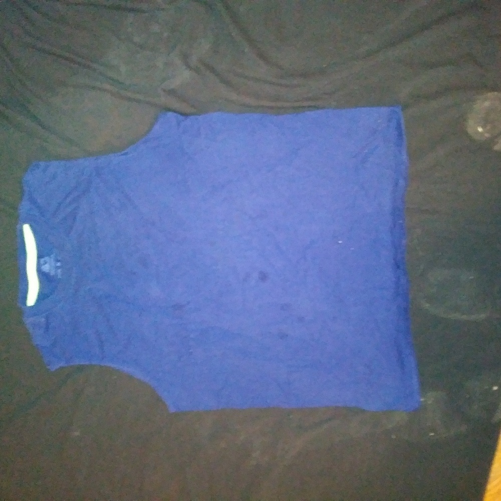 Blue tee